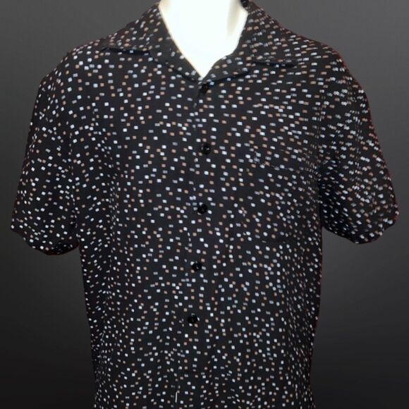 Nat Nast Short Sleeve Button Up Shirt Size Medium #28 - Picture 4 of 4